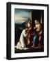 Christ Taking Leave of His Mother, Circa 1513,-Antonio Allegri-Framed Giclee Print