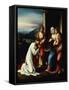 Christ Taking Leave of His Mother, Circa 1513,-Antonio Allegri-Framed Stretched Canvas