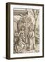 Christ Taking Leave of His Mother, from the Series "The Life of the Virgin", C.1504-05-Albrecht Dürer-Framed Giclee Print