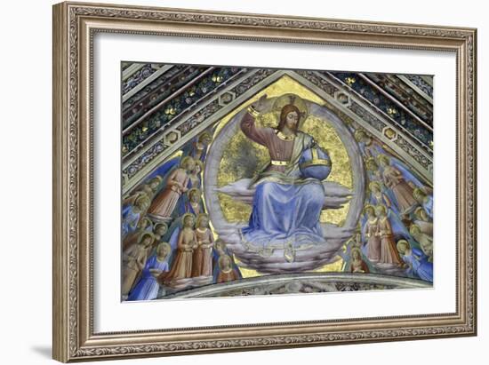 Christ the Judge Amongst Angels, 1447-Fra Angelico-Framed Giclee Print