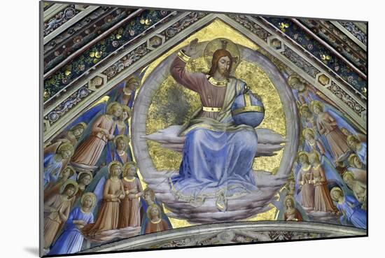 Christ the Judge Amongst Angels, 1447-Fra Angelico-Mounted Giclee Print