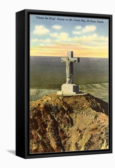 Christ the King Statue, El Paso, Texas-null-Framed Stretched Canvas