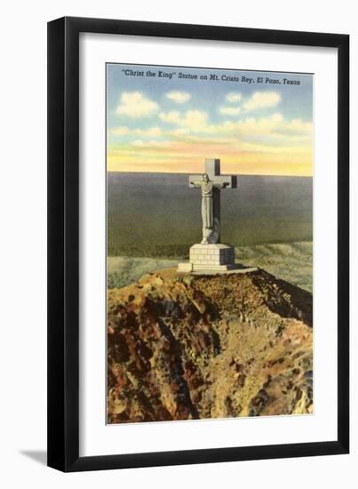 Christ the King Statue, El Paso, Texas-null-Framed Art Print