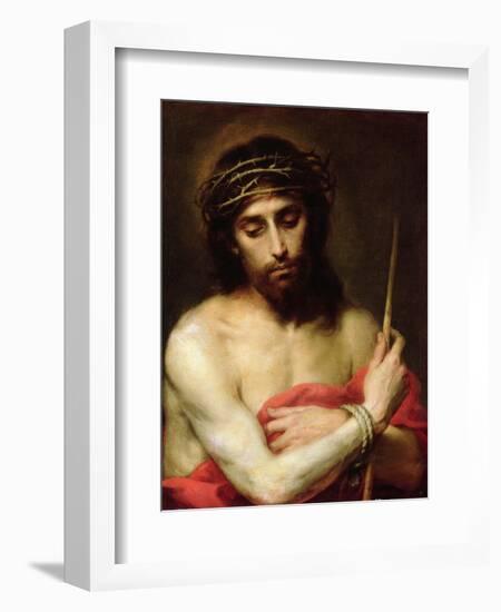 Christ the Man of Sorrows-Bartolome Esteban Murillo-Framed Giclee Print