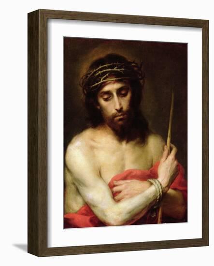 Christ the Man of Sorrows-Bartolome Esteban Murillo-Framed Giclee Print