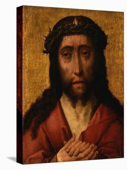 Christ, the Man of Sorrows-Albrecht Bouts-Stretched Canvas