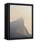 Christ the Redeemer and Corcovado Mountain at sunrise, Rio de Janeiro, Brazil, South America-Karol Kozlowski-Framed Stretched Canvas