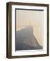 Christ the Redeemer and Corcovado Mountain at sunrise, Rio de Janeiro, Brazil, South America-Karol Kozlowski-Framed Photographic Print