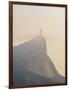 Christ the Redeemer and Corcovado Mountain at sunrise, Rio de Janeiro, Brazil, South America-Karol Kozlowski-Framed Photographic Print