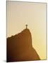 Christ the Redeemer and Corcovado Mountain at sunrise, Rio de Janeiro, Brazil, South America-Karol Kozlowski-Mounted Photographic Print