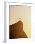 Christ the Redeemer and Corcovado Mountain at sunrise, Rio de Janeiro, Brazil, South America-Karol Kozlowski-Framed Photographic Print