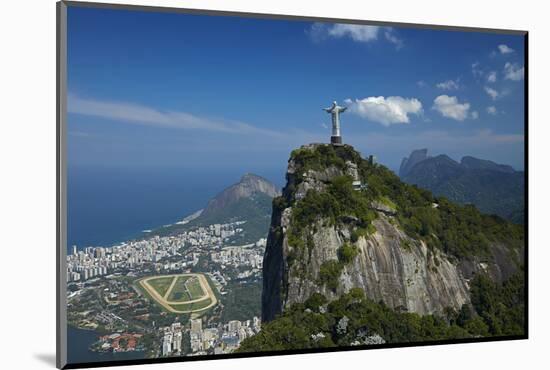 Christ the Redeemer atop Corcovado, and Jockey Club Brasileiro, Rio de Janeiro, Brazil-David Wall-Mounted Photographic Print