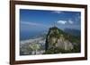 Christ the Redeemer atop Corcovado, and Jockey Club Brasileiro, Rio de Janeiro, Brazil-David Wall-Framed Photographic Print