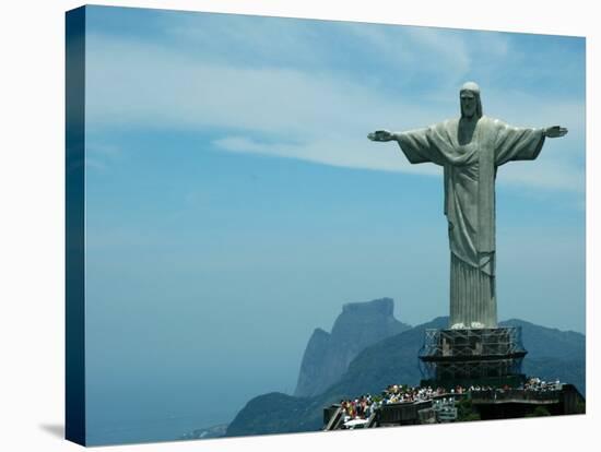 Christ the Redeemer on Corcovado Mountain, Rio De Janeiro, November 2004-null-Stretched Canvas