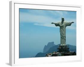 Christ the Redeemer on Corcovado Mountain, Rio De Janeiro, November 2004-null-Framed Photographic Print