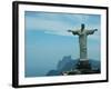 Christ the Redeemer on Corcovado Mountain, Rio De Janeiro, November 2004-null-Framed Photographic Print