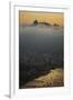 Christ the Redeemer Statue Above Rio De Janeiro at Sunset-Alex Saberi-Framed Photographic Print