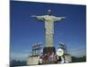 Christ the Redeemer Statue, Corcovado Mountain, Rio De Janeiro, Brazil, South America-Charles Bowman-Mounted Photographic Print