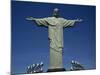 Christ the Redeemer Statue, Corcovado Mountain, Rio De Janeiro, Brazil, South America-Charles Bowman-Mounted Photographic Print