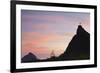 Christ the Redeemer Statue (Cristo Redentor) at Sunset, Corvocado, Rio de Janeiro, Brazil-Ian Trower-Framed Photographic Print