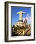 Christ the Redeemer Statue from Rear, Corcovado, Rio De Janeiro, Brazil, South America-Upperhall-Framed Photographic Print