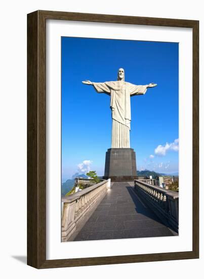 Christ The Redeemer Statue In Rio De Janeiro In Brazil-OSTILL-Framed Photographic Print