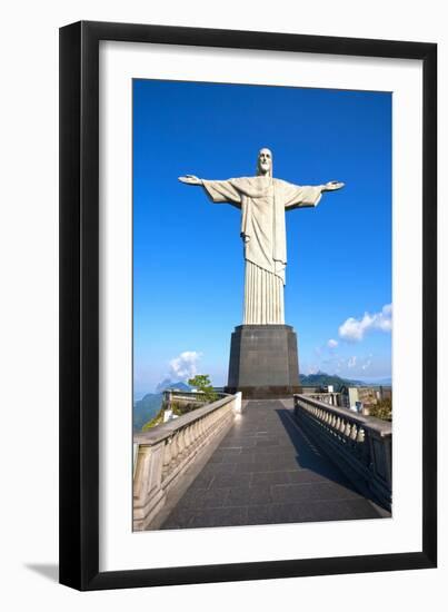 Christ The Redeemer Statue In Rio De Janeiro In Brazil-OSTILL-Framed Photographic Print