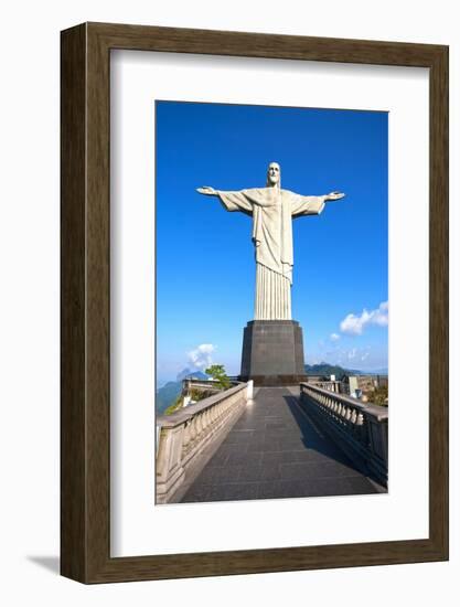 Christ The Redeemer Statue In Rio De Janeiro In Brazil-OSTILL-Framed Photographic Print