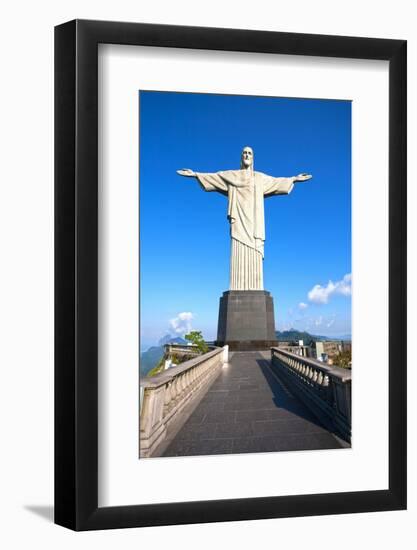 Christ The Redeemer Statue In Rio De Janeiro In Brazil-OSTILL-Framed Photographic Print