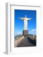 Christ The Redeemer Statue In Rio De Janeiro In Brazil-OSTILL-Framed Photographic Print