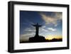 Christ The Redeemer Statue In Rio De Janeiro In Brazil-luiz rocha-Framed Photographic Print