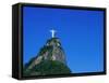Christ the Redeemer Statue Mount Corcovado Rio de Janeiro Brazil-null-Framed Stretched Canvas