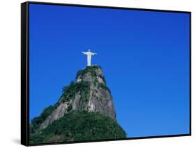 Christ the Redeemer Statue Mount Corcovado Rio de Janeiro Brazil-null-Framed Stretched Canvas