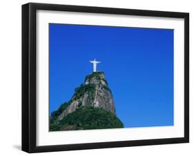 Christ the Redeemer Statue Mount Corcovado Rio de Janeiro Brazil-null-Framed Photographic Print