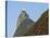 Christ the Redeemer statue on top of the Corcovado Mountain viewed from Santa Marta, Rio de Janeiro-Karol Kozlowski-Stretched Canvas