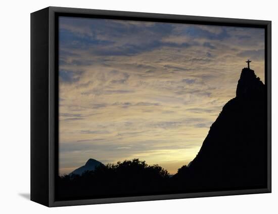 Christ the Redeemer Statue, Rio de Janeiro, Brazil-null-Framed Stretched Canvas