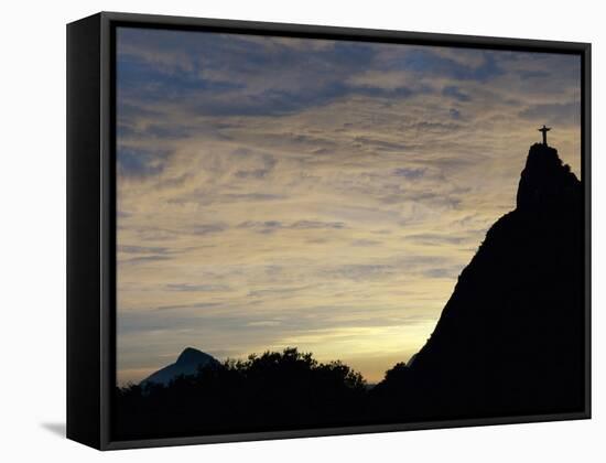 Christ the Redeemer Statue, Rio de Janeiro, Brazil-null-Framed Stretched Canvas