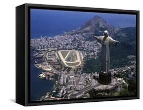 Christ the Redeemer Statue Rio de Janeiro Brazil-null-Framed Stretched Canvas