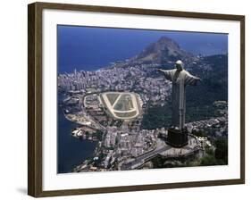 Christ the Redeemer Statue Rio de Janeiro Brazil-null-Framed Photographic Print