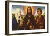 Christ the Redeemer with the Virgin and St. John the Evangelist-Rogier van der Weyden-Framed Giclee Print