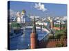 Christ the Saviour Church, Moscow, Russia-Peter Adams-Stretched Canvas