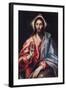 Christ the Saviour-El Greco-Framed Art Print