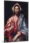 Christ the Saviour-El Greco-Mounted Art Print