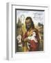 Christ the Shepherd-Bev Lopez-Framed Art Print