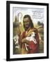 Christ the Shepherd-Bev Lopez-Framed Art Print