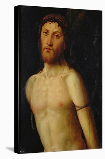 Christ Tied to the Column-Lorenzo Costa-Stretched Canvas