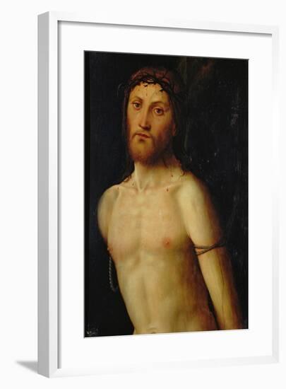 Christ Tied to the Column-Lorenzo Costa-Framed Giclee Print