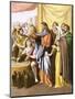 Christ Turning Water into Wine-English-Mounted Giclee Print