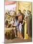 Christ Turning Water into Wine-English-Mounted Giclee Print