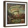 Christ Walking on the Water, after the "Navicella" by Giotto-Antoniazzo Romano-Framed Giclee Print